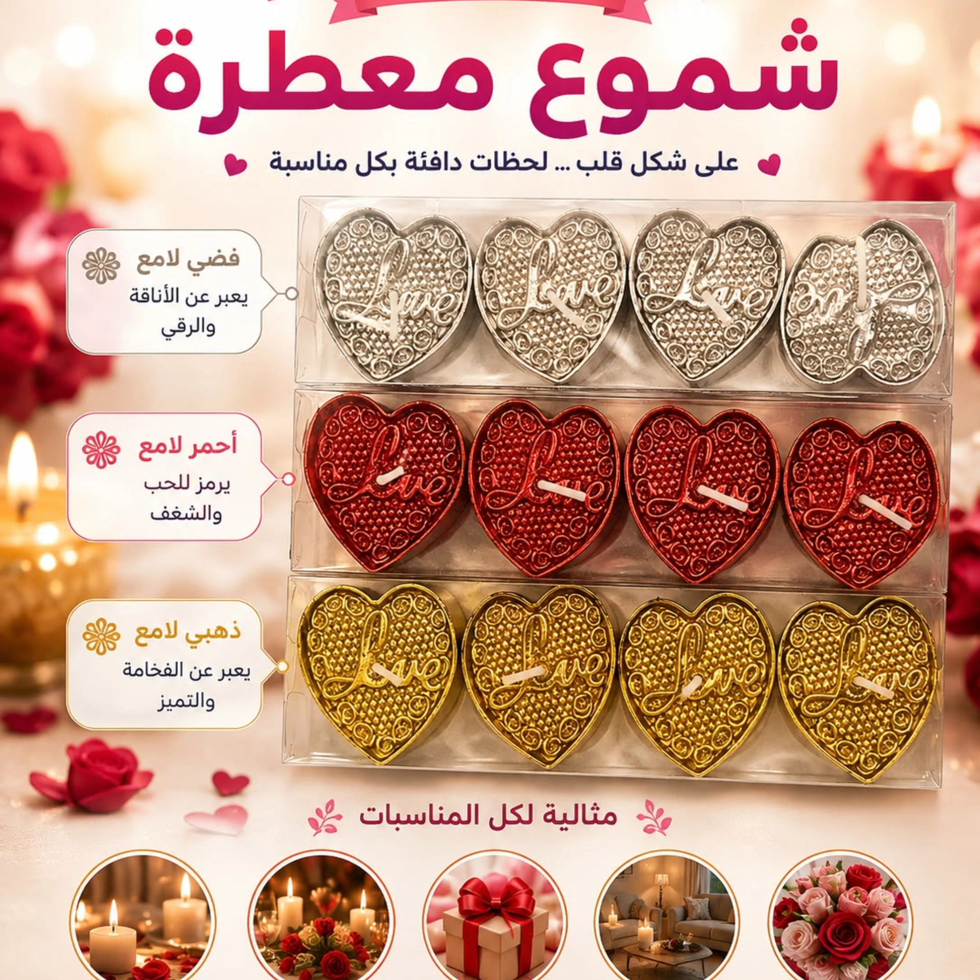 سيت شموع معطرة