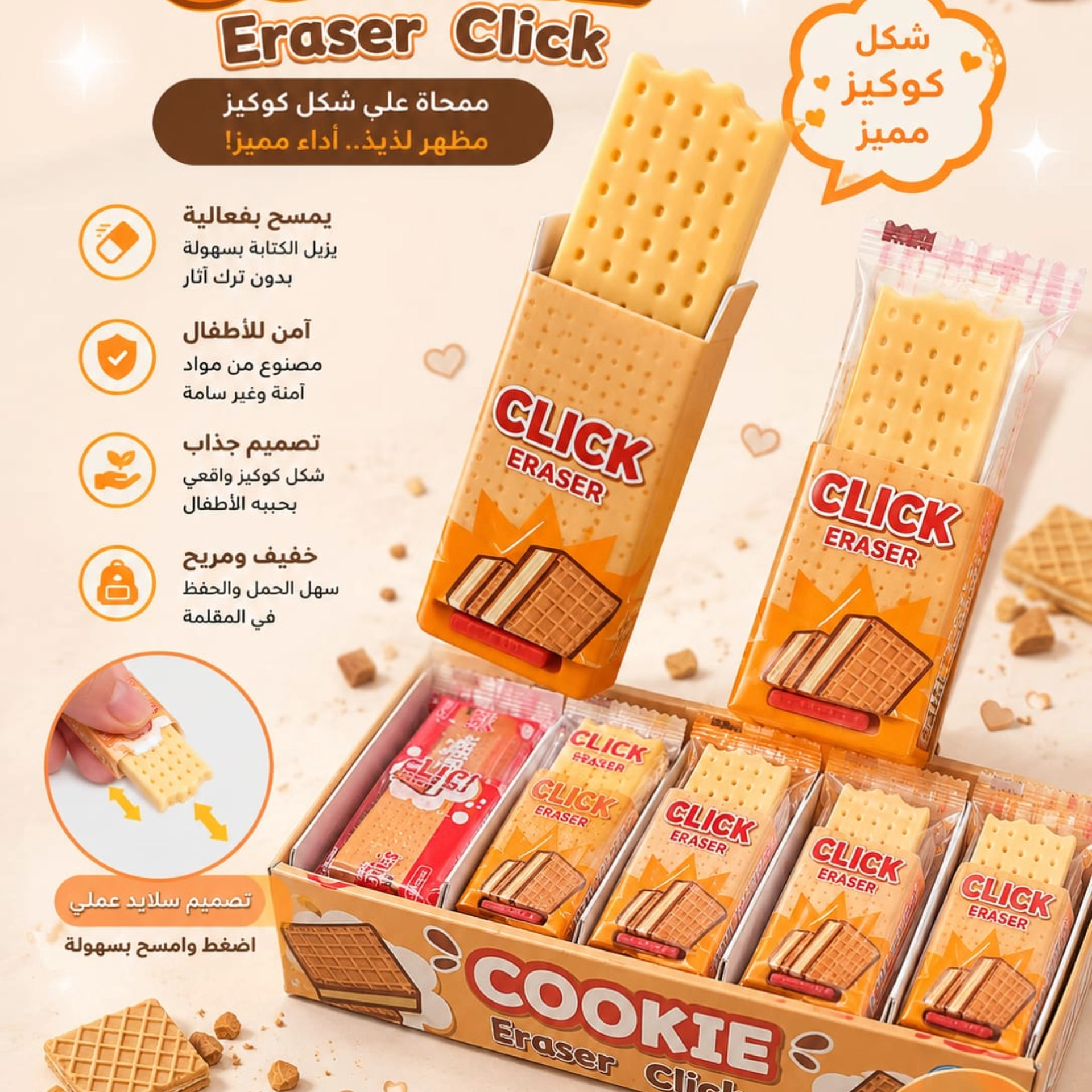مساحة على شكل بسكويت 