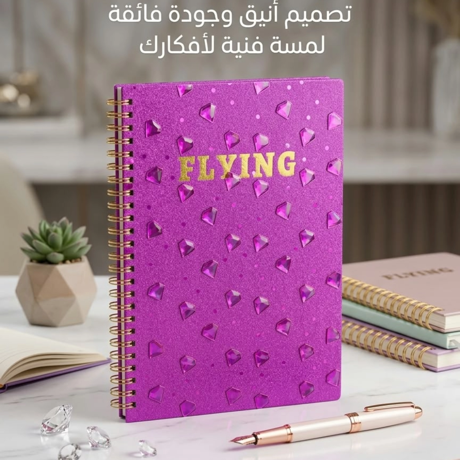دفتر غلاف كارتون لماع B5 2