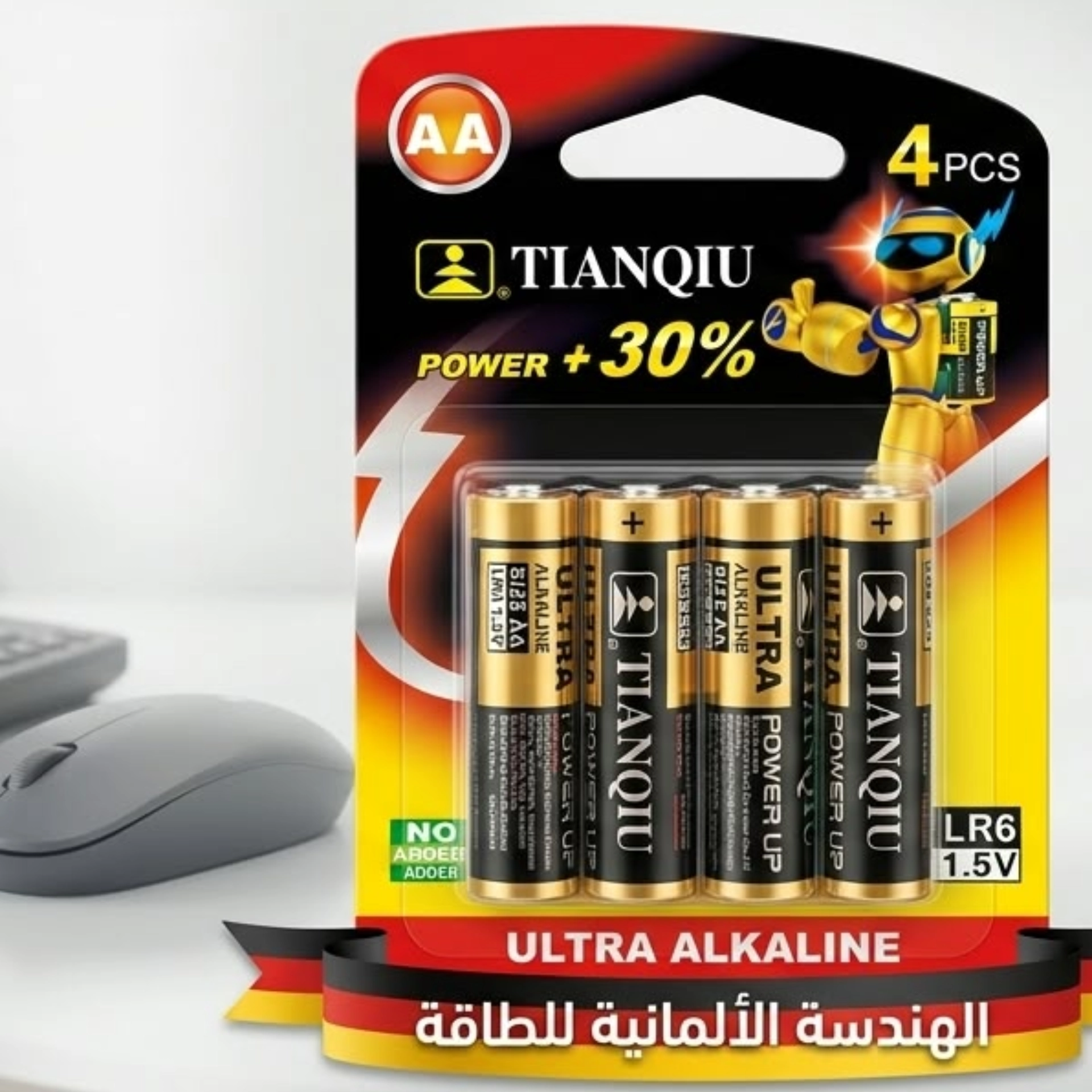 بطاريات TIANQIU  AA رباعي