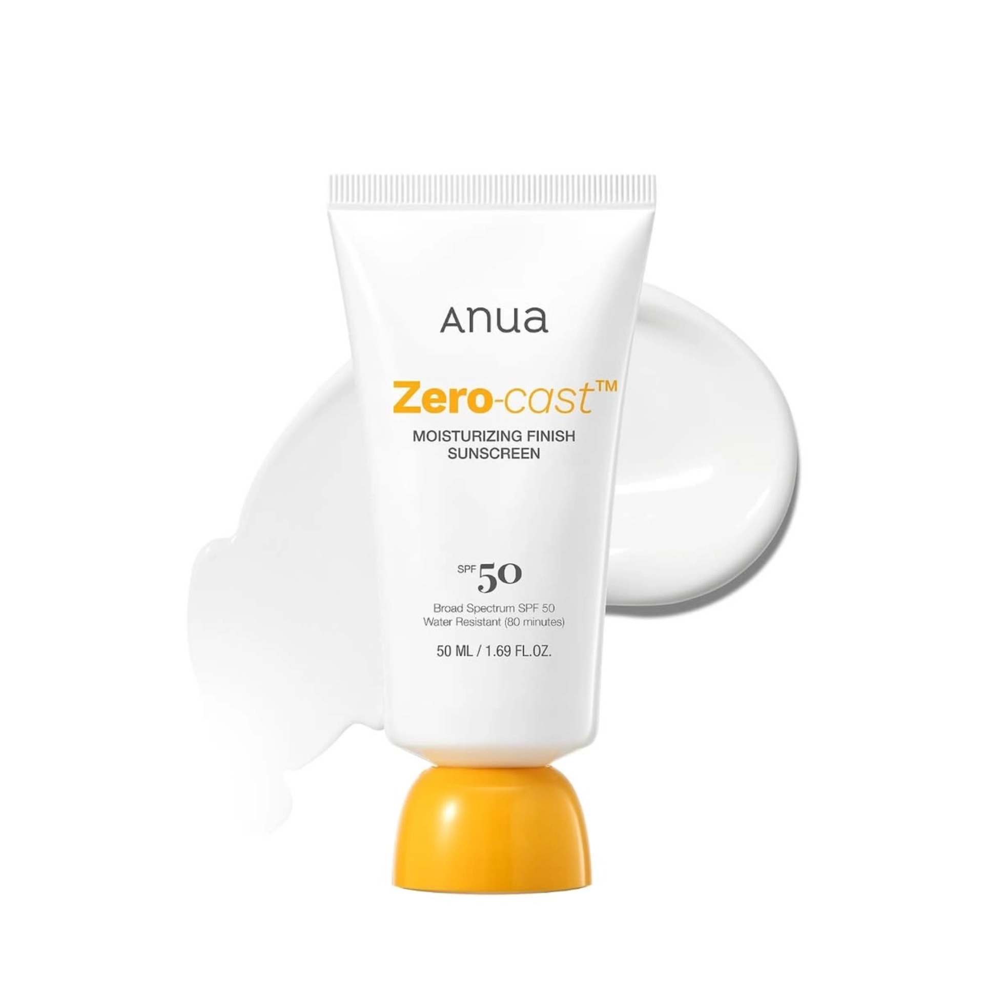 Anua Zero-Cast Moisturizing Finish Sunscreen