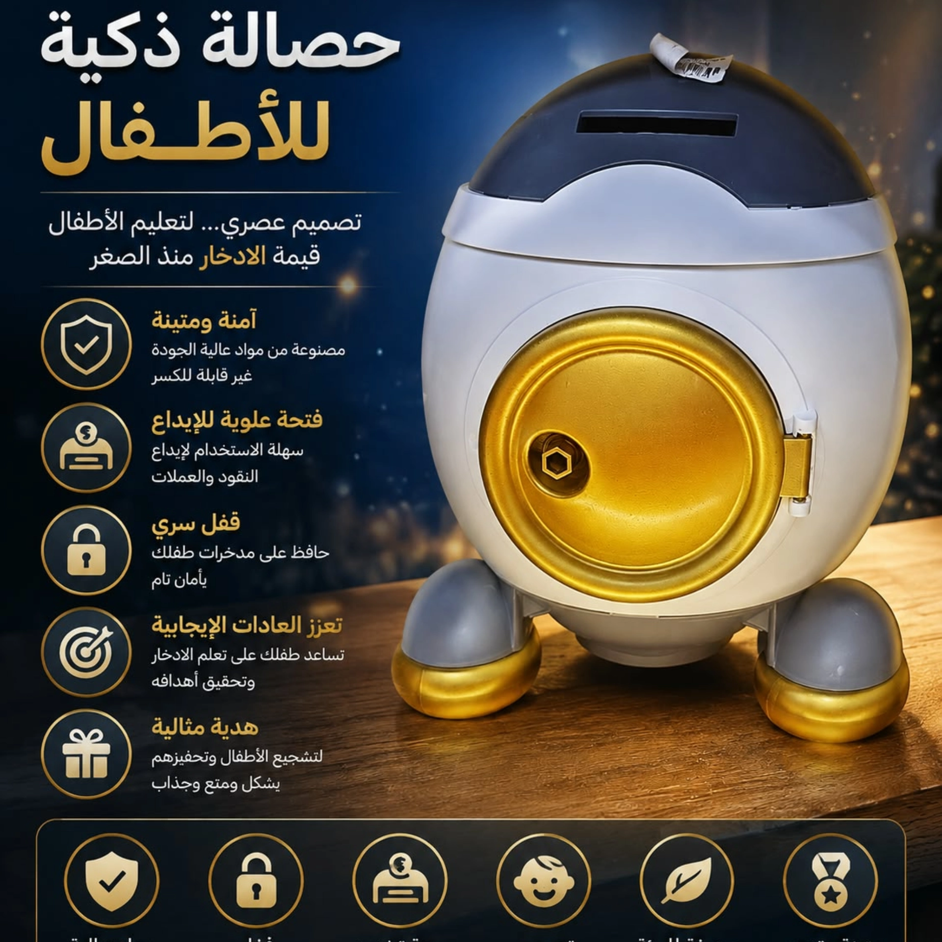 حصالة فلوس صاروخ