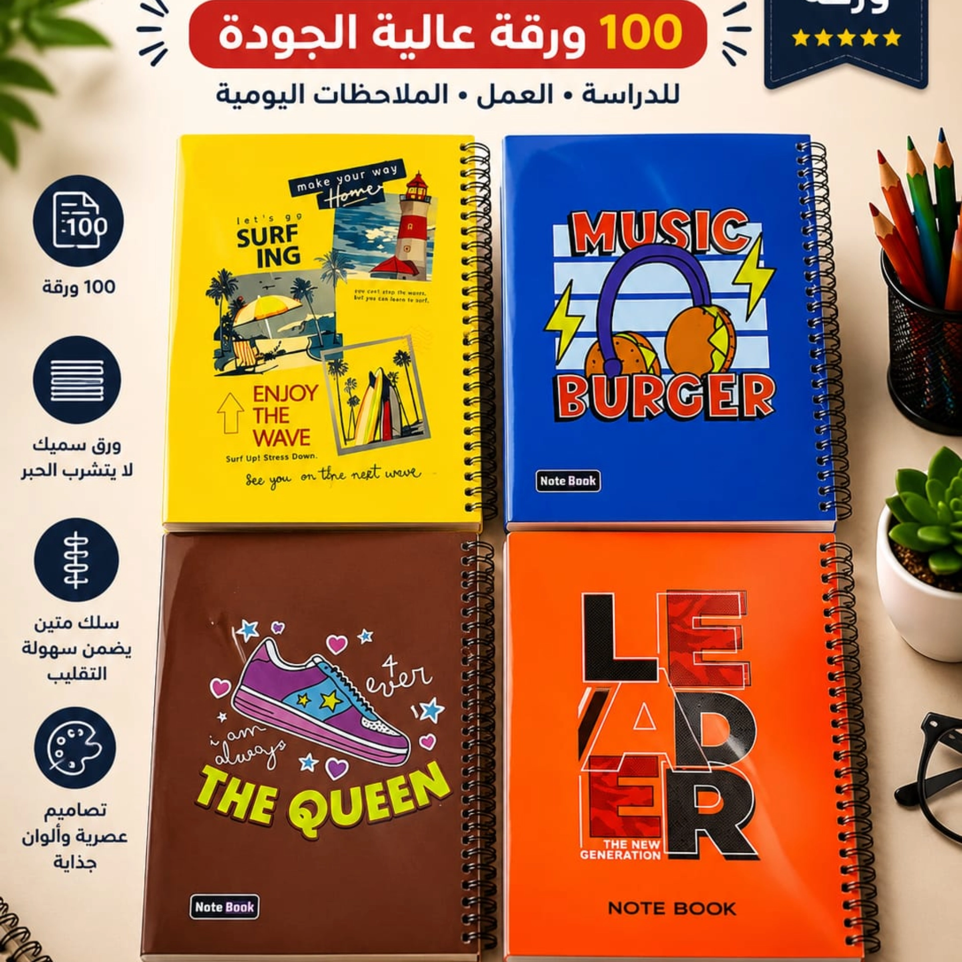 سجل 100 ورقة بلاستيك 3957 3