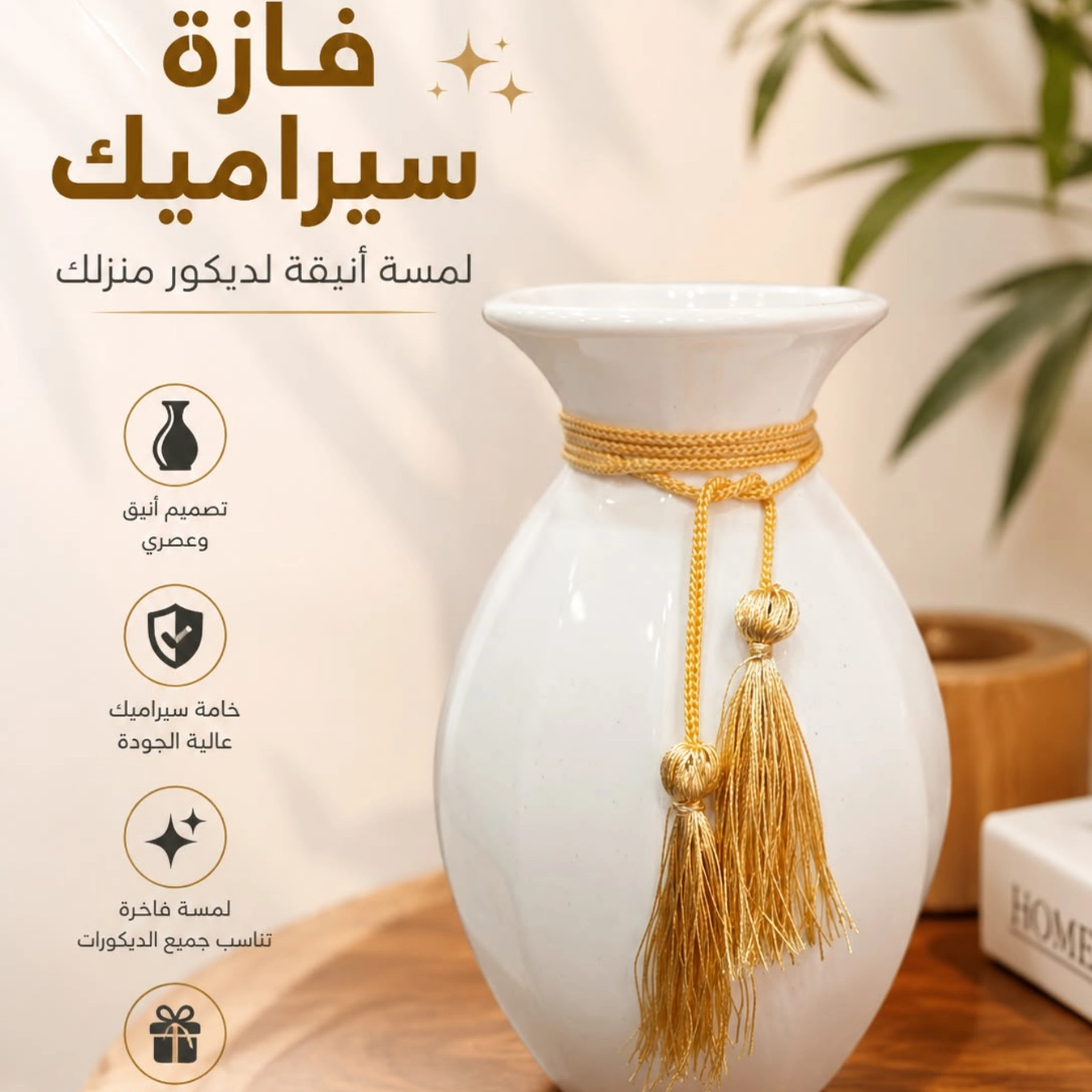 فازة سيراميك 20سم