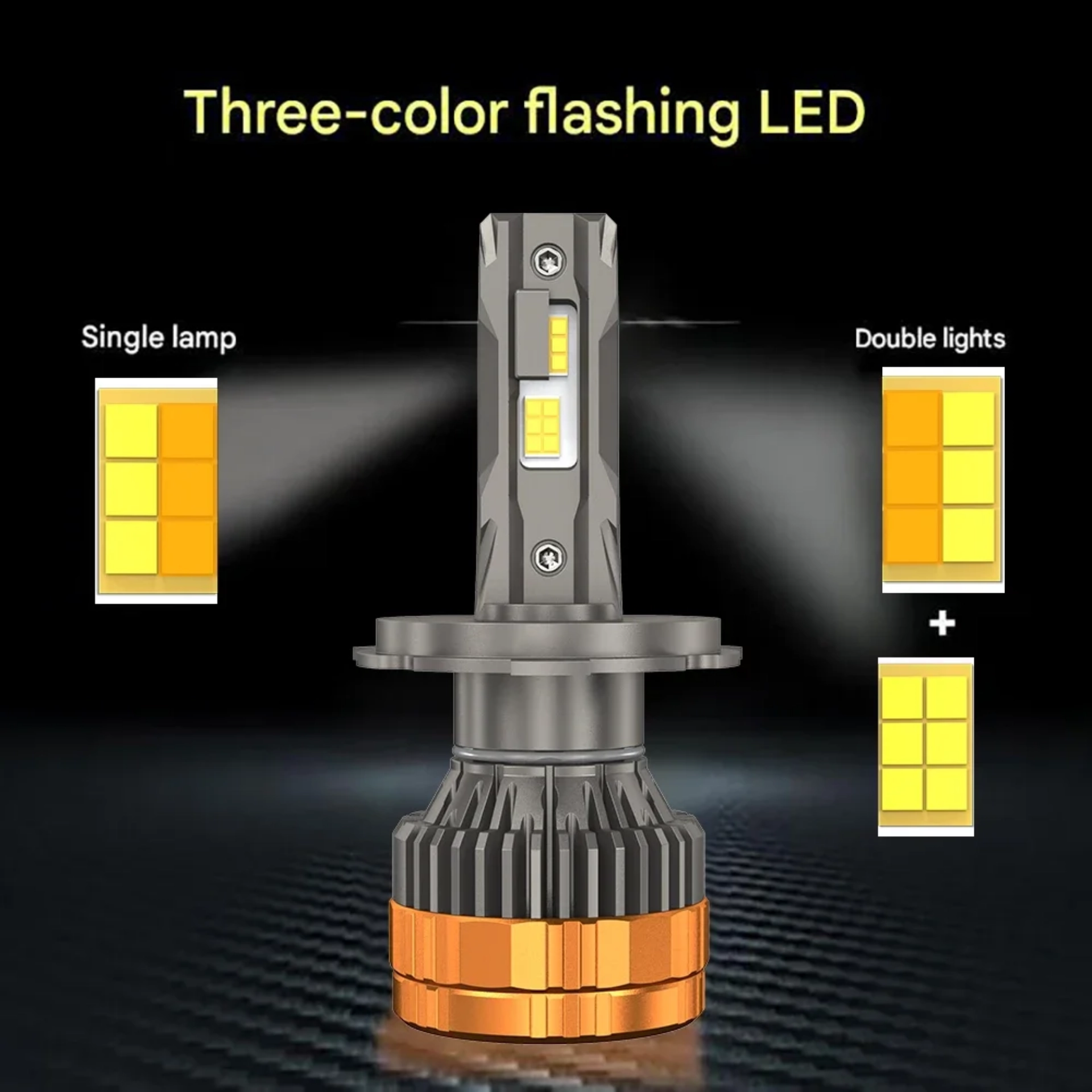 مصباح أمامي LED للسيارة بقوة 8800 واط، H7 بدون أخطاء، H1 LED، H11، 9005، 9006، 9012، HB3، HB4، H4، مصباح أمامي للسيارة، مصباح ضباب أوتوماتيكي، مصابيح LED 12 فولت 2