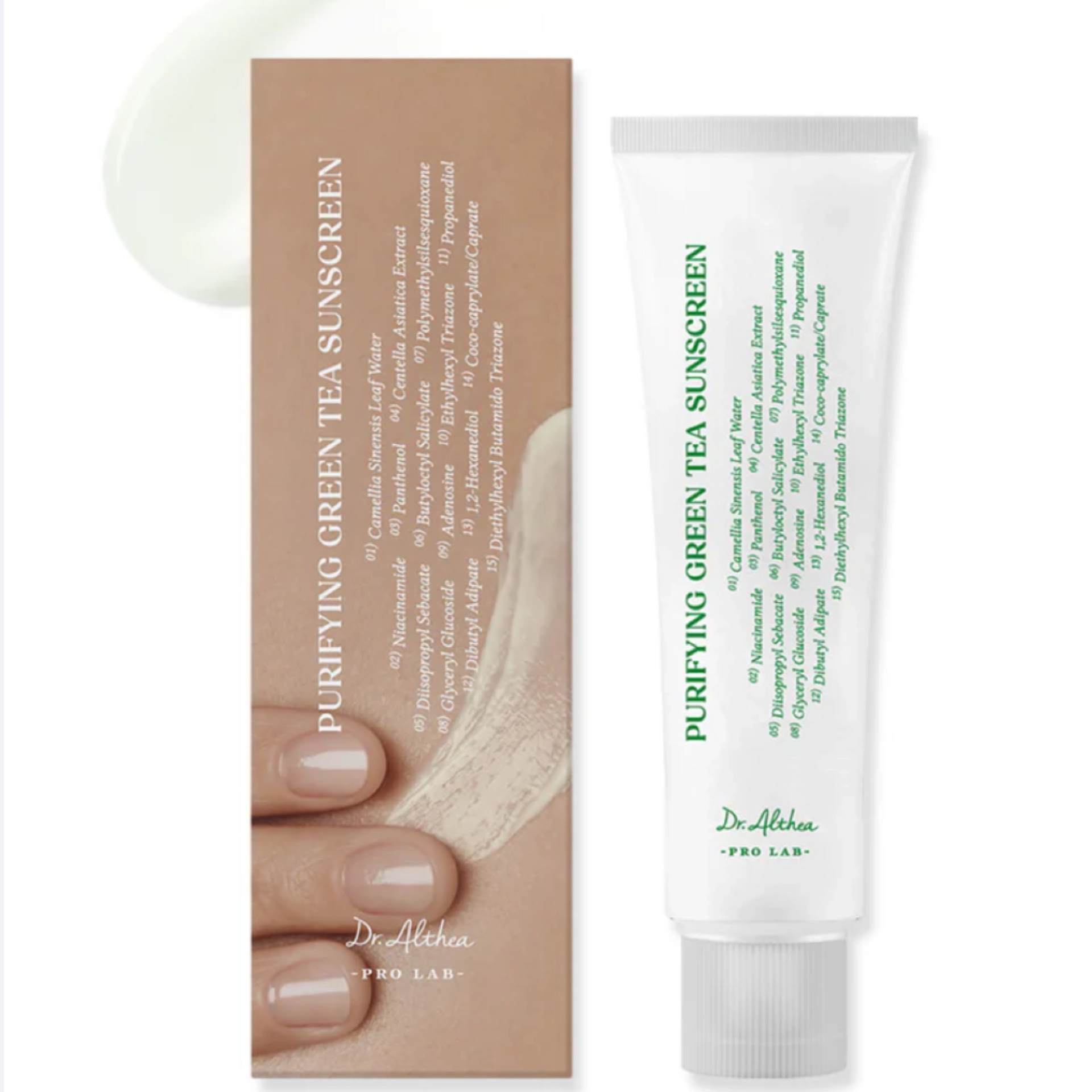 Dr. Althea Purifying Green Tea Sunscreen SPF50