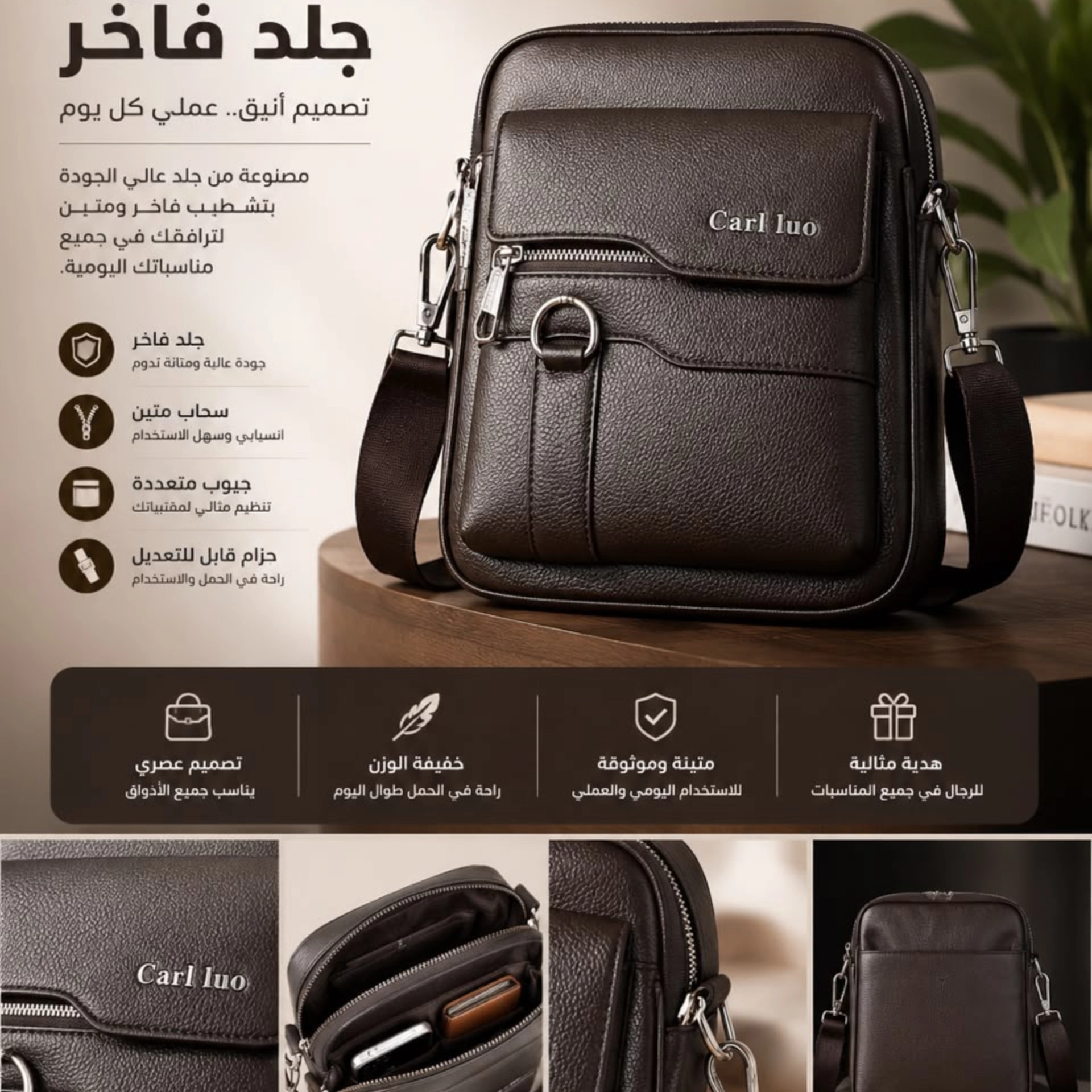 حقيبة معاملات جلد 2