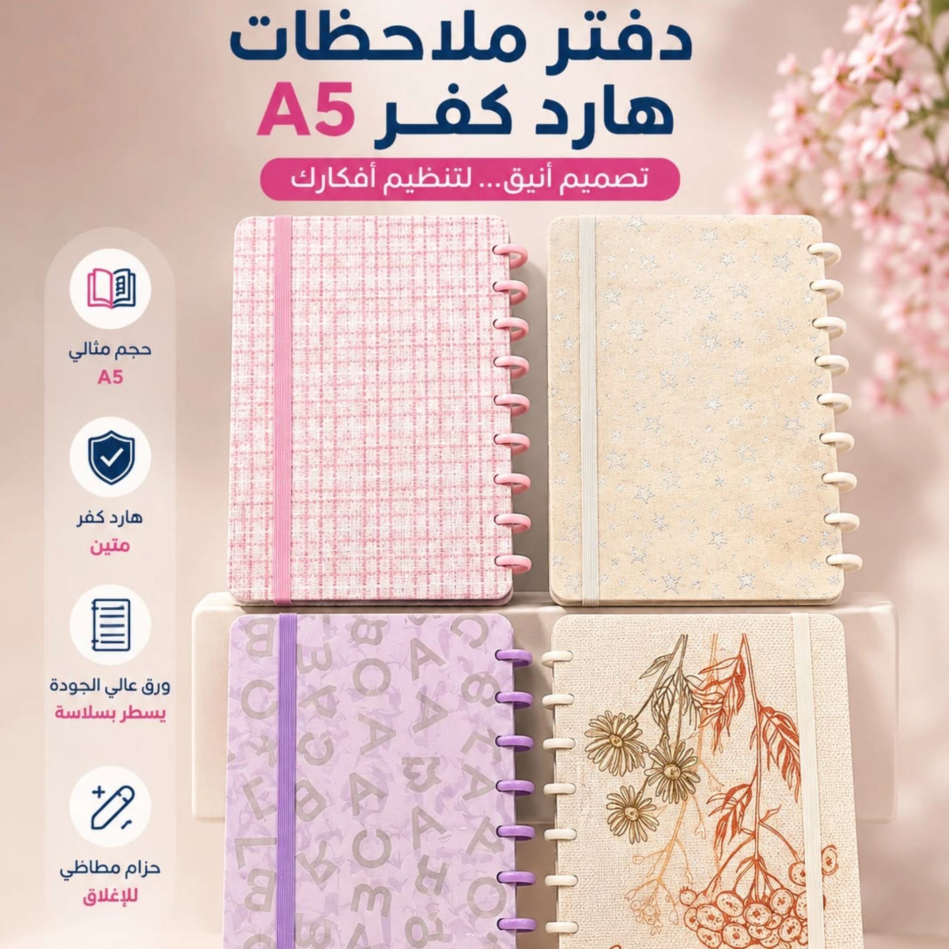 دفتر ملاحضات هارد كفر سيم